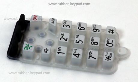 Multi-color Rubber Keypad