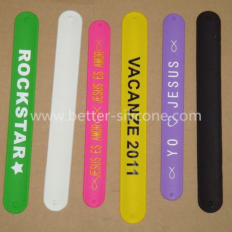 Silicon Slap Wristband