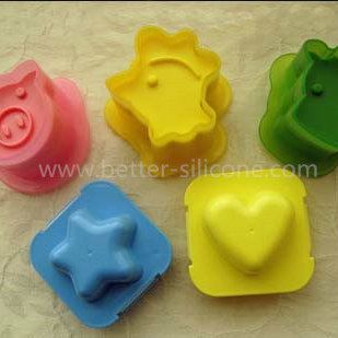 Fashional Cute Shaped Silicone Cake Tray