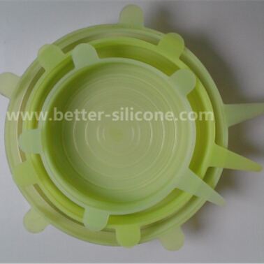 Food Standard Spill Stopper Silicone Food Lids