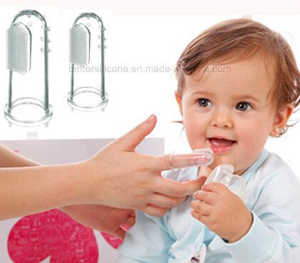 2015 Hottest Eco-friendly Silicone Baby Finger Brush