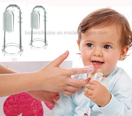 Safe Non-Toxic Cleaning Tool Silicone Baby Toothbrush