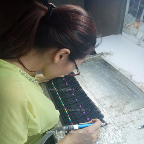 Custom Silicone Rubber Buttons for Remote Controller
