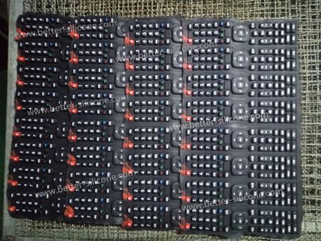 Custom Silicone Rubber Remote Control TV Keys