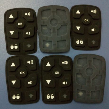 Custom Made Elastomer Rubber Silicone Laser Etching Keypad