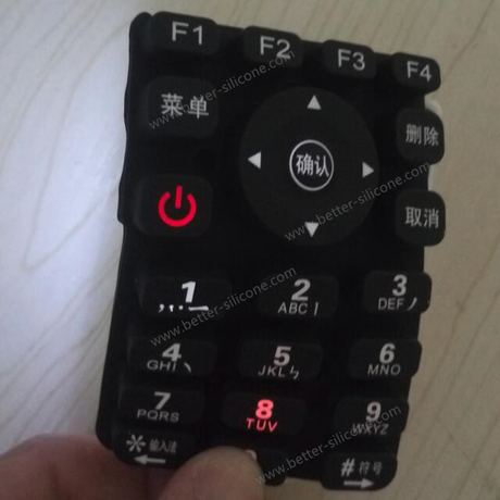 Translucent Silicone Backlight Keypad