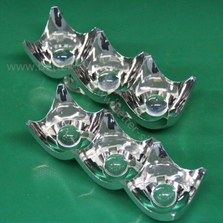 Electroplating Aluminum Plastic PC Led lighting cover