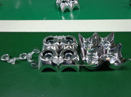 Plating Aluminum PC Led lighting cover